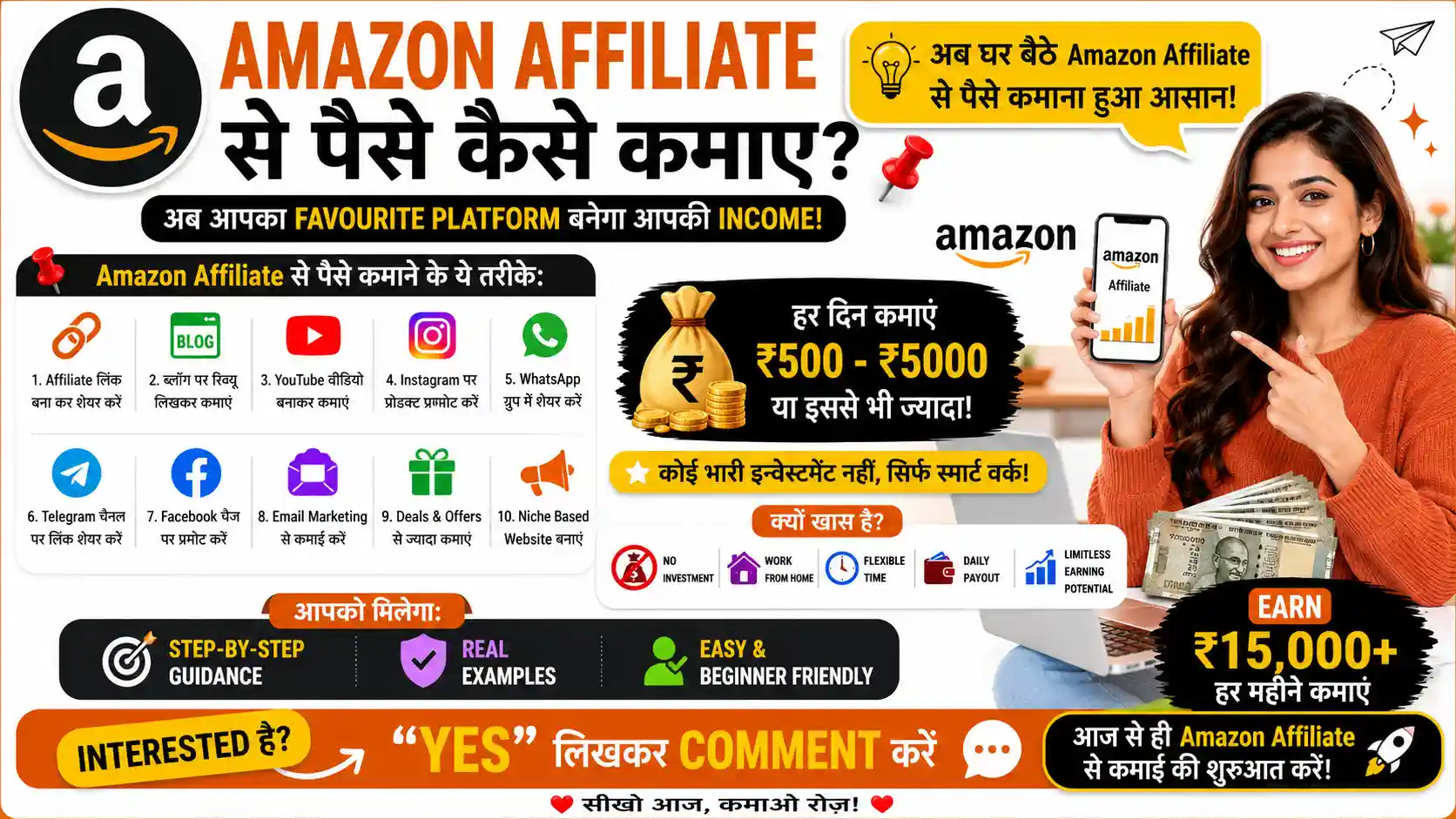 Amazon Affiliate से पैसे कैसे कमाए