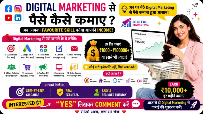 Digital Marketing Se Paise Kaise Kamaye