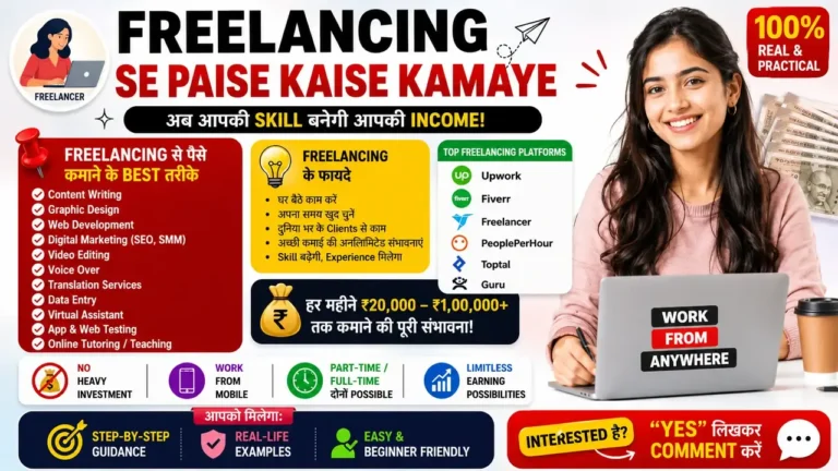 Freelancing Se Paise Kaise Kamaye