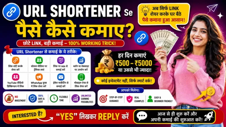 URL Shortener Se Paise Kaise Kamaye